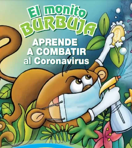 Estrategia Retorno a la Alegria - Cuento - Monito burbuja COVID